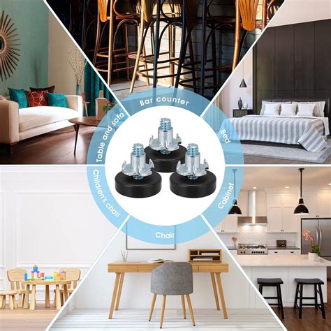 Bremorou Adjustable Furniture Feet 16 Pcs Adjustable India | Ubuy