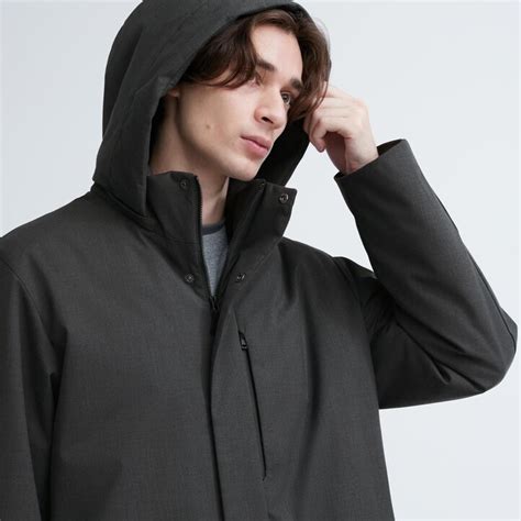 Uniqlo Outerwear For Cheap - Uniqlo Hybrid Down Coat Men Dark Gray