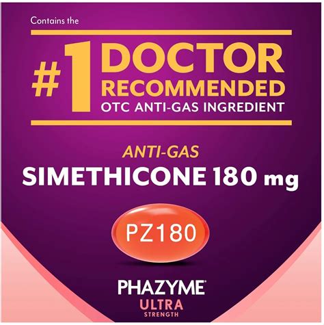 Phazyme Ultra Strength Gas and Bloating Relief | 180 India | Ubuy