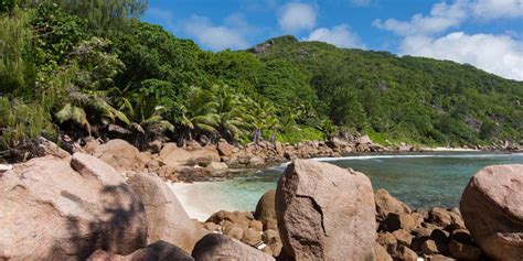 Strand "Anse Caïman" La Digue (Seychellen)