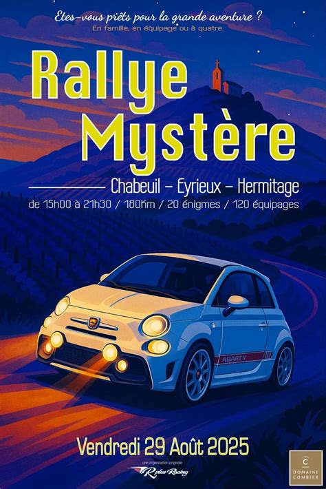 RALLYE MYSTÈRE - Rallye Surprise & Escape Game en voiture, Centre ...
