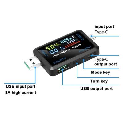 6527-Q Multifunction USB Digital Tester - Voltage and Current Meter
