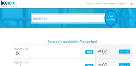 Image result for How to Get Free Domain
