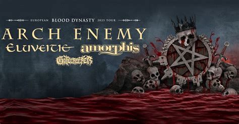 Arch Enemy, Eluveitie, Amorphis, Gatecreeper - European Blood Dynasty ...