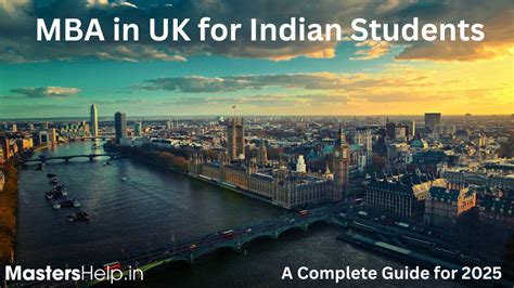 MBA in UK for Indian Students: A Complete Guide for 2025