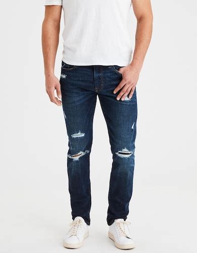 Buy American Eagle Men Blue Ne(x)t Level Slim Jean Online