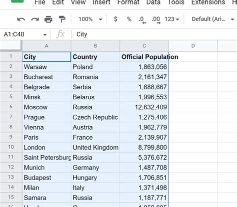 Google Sheets Sort Multiple Columns 的图像结果