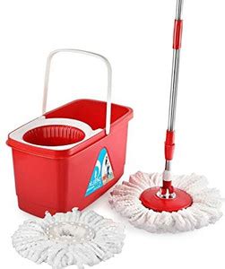 cello Kleeno Easy Clean 360 Degree Spin Mop with Refill Mop Set Price ...