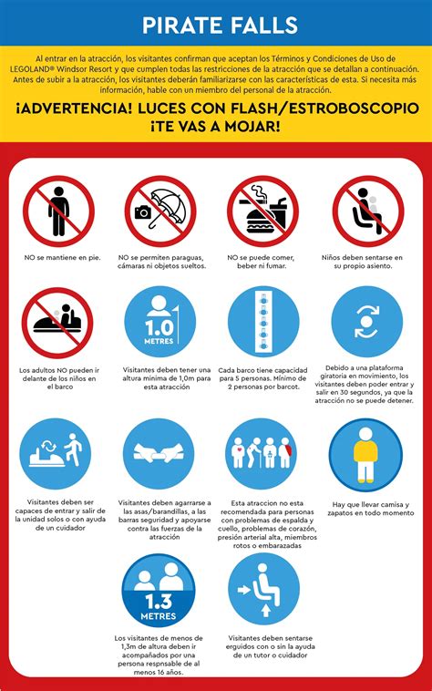 Restricciones de Attraction en Español | Spanish Ride Restrictions
