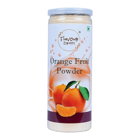 Flavour Drum Orange Fruit Powder, 150 g - Spray Dried | Adds Flavour to ...