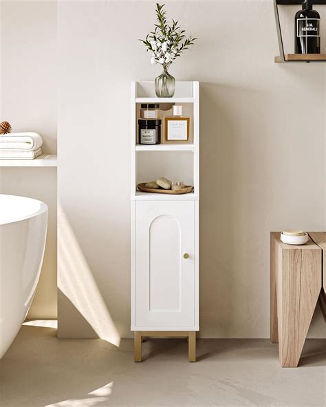 Hzuaneri Bathroom Storage Cabinet, Small Corner Floor Cabinet with Door ...