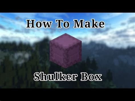Shulker Box Recipe 的图像结果