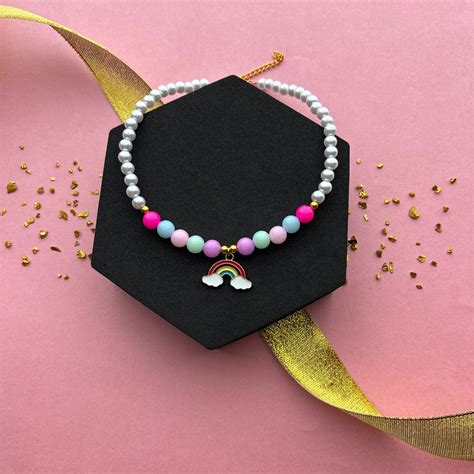 Kids Rainbow Charm Necklace – Minnie's World