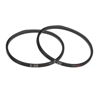 uxcell 2Pcs O-430 O Type V-Belt 430mm/16.9" Inner Length x 0.39" Width ...
