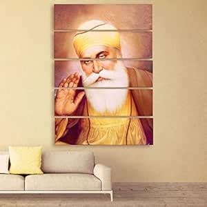 Casperme Multiple Frames Guru Nanak Dev Ji Wall Painting for Living ...
