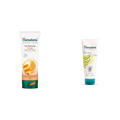 Buy Himalaya Herbals Tan Removal Orange Peel-off Mask, 100g & Himalaya ...
