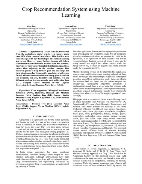 Image result for Crop Recommendation System in Python