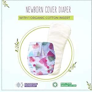 Buy Superbottoms NEWBORN Cloth Diapers with Dry Feel (Stay dry) soakers ...