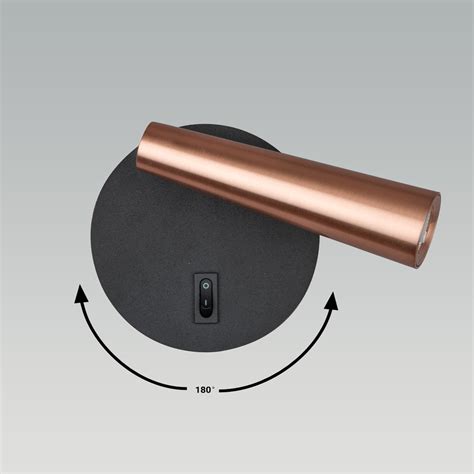 Swing Me Copper LED Light for Bedside Reading Light | Light & Living