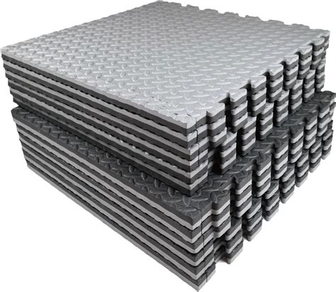 Amazon.com: SUPERJARE 0.79'' Extra-Thick Exercise Equipment Mats, 18 ...