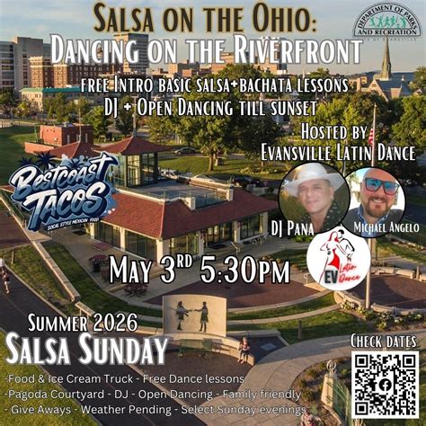 Dancing on the Riverfront Returns! May 2026 Kick off! , Evansville ...