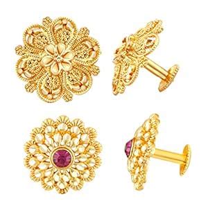 MEENAZ Earrings For Women girls Combo Set Pack Traditional Temple 1 One ...