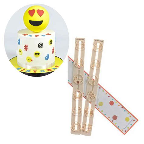 Emoji Emoticons Icons Sugarpaste Dough Cutter– JoyGlobal