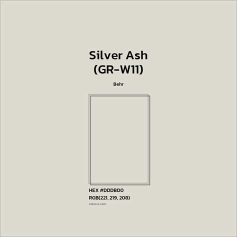 Image result for Silver Ash Color