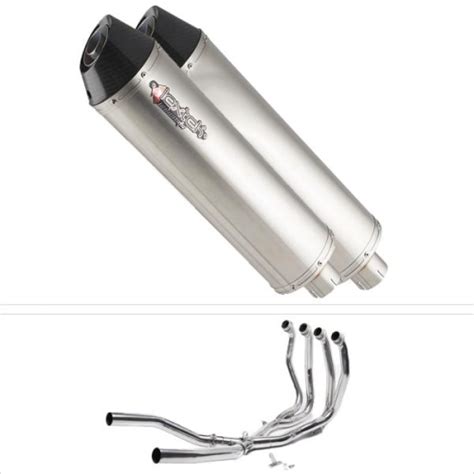 Lextek Rp1 Gloss S/Steel Oval Exhaust System 400Mm For Suzuki Gsx 1300 ...