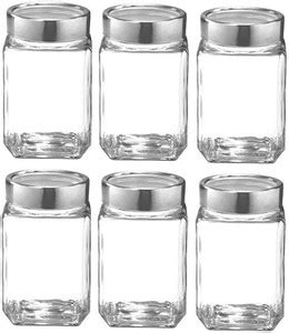 VENTUOS Glass Tea Coffee & Sugar Container - 300 ml Price in India ...
