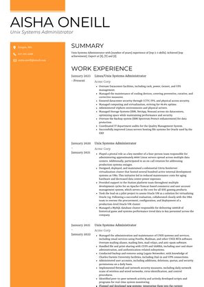 Image result for Unix Shell Scripting Model Resume