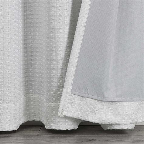 Sun Shield White Blackout Grommet Curtain Panel, 95"