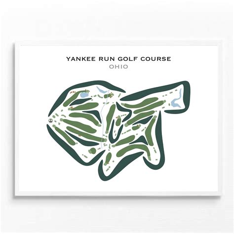 Buy the best printed golf course Yankee Run Golf Course, Ohio