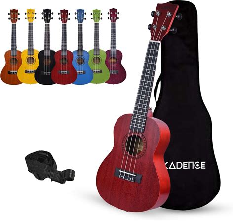Juarez JRZ21UK 21" Soprano Ukulele Kit, AQUILA Strings, Sapele Body ...
