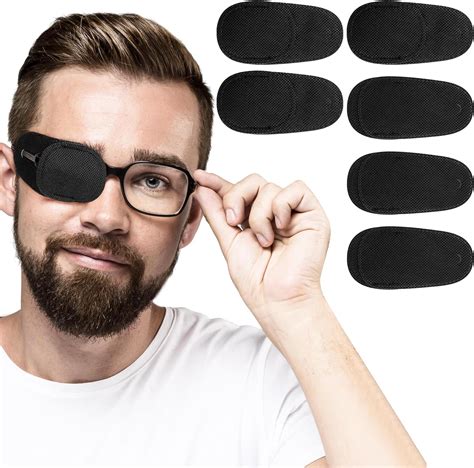 Amazon.com: 6Pcs Eye Patches Comfortable Left or Right Single Eye ...
