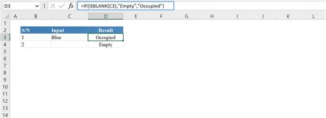 Image result for Excel Is Empty Function