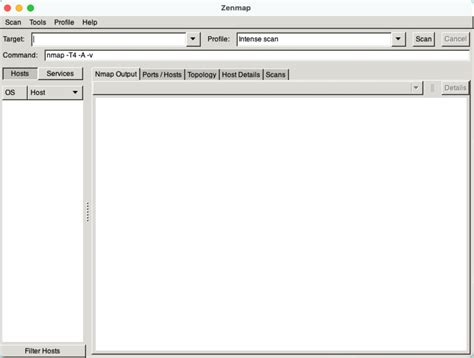Nmap User Interface 的图像结果