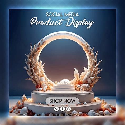 Psd social media post template product display | Premium AI-generated PSD
