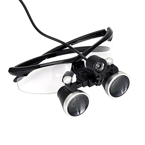 Buy Dental 3.5X Magnifier Medical Binocular Loupes + Surgical LED Head ...