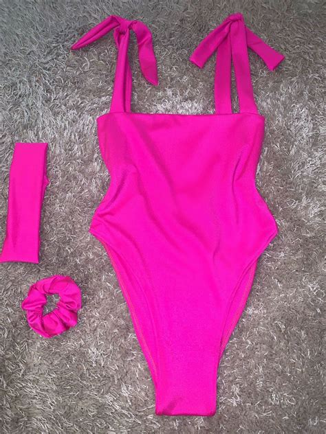 Hot Pink Swimsuit – LOVE WILD ROSE