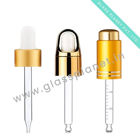 Glass Dropper - 18mm Neck Silver Dropper Wholesale Supplier from New Delhi