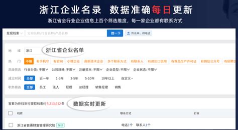 浙江企业名录 杭州全行业企业黄页查询-客套企业名录