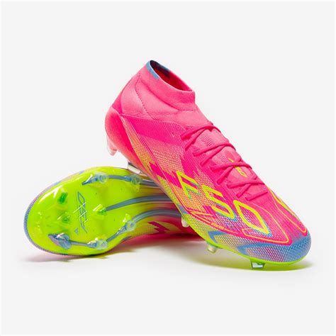 adidas Womens F50 Elite Mid Firm Ground - Lucid Pink/Lucid Lemon/Blue ...