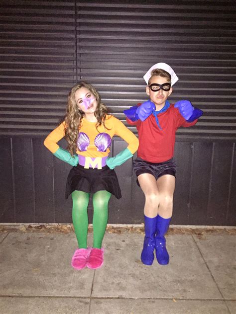 Barnacle Boy And Mermaid Man Costumes Girls