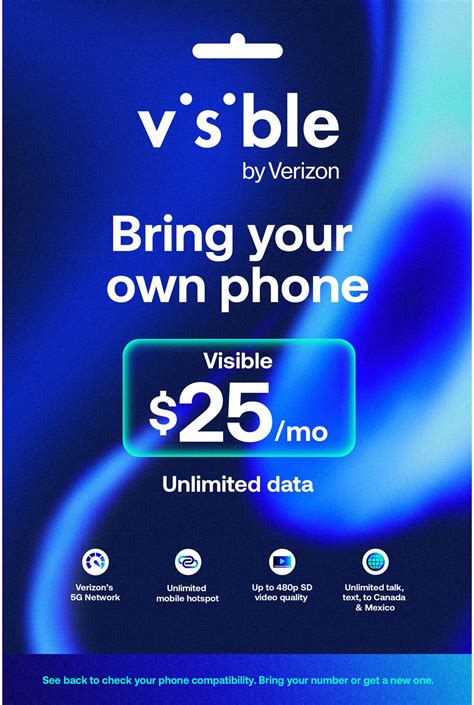 Customer Reviews: Visible $25/mo plan + eSIM/pSIM Kit Unlimited 5G data ...