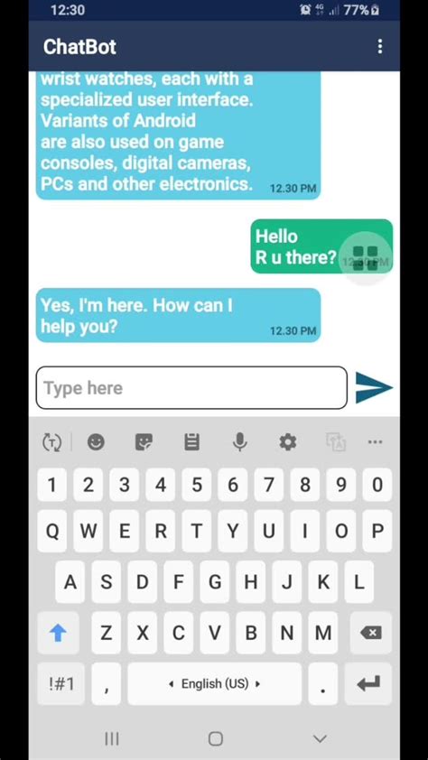 Chat GPT UI Scaffold Android Compose 的图像结果