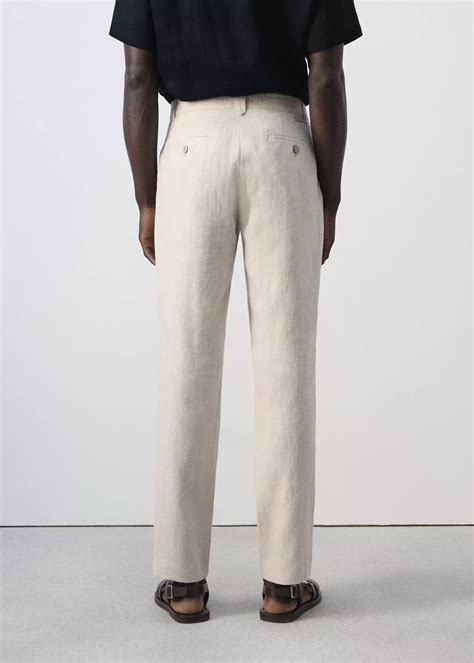 Men's linen trousers 2026 | MANGO India
