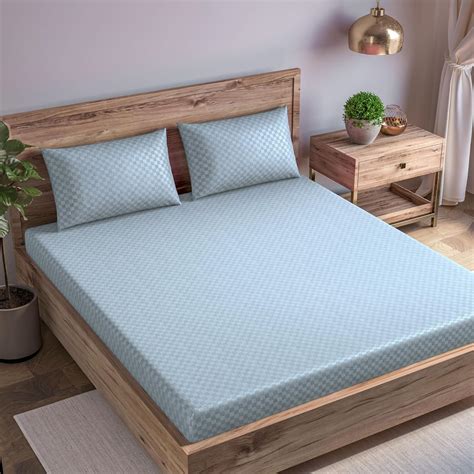 Trance Home Linen Premium Pure 100% Cotton 300TC Jacquard Weave King ...