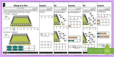 Counting On Worksheet Using Counting up Strategy - Twinkl