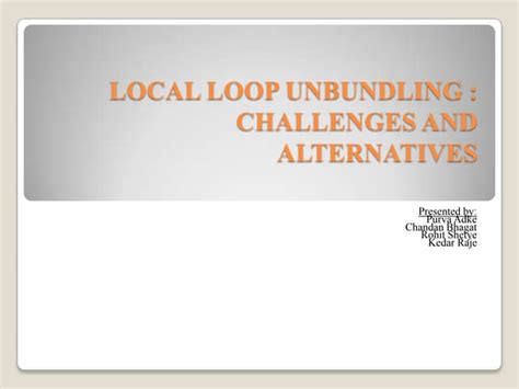 Local Loop Unbundling 的图像结果